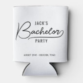 Minimale stijlvolle vrijgezellenfeest cadeaus blikjeskoeler (Voorkant)