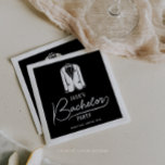 Minimale stijlvolle vrijgezellenfeest decoraties servet<br><div class="desc">Ons Minimal Stylish Bachelor Party Collectie is voorzien van strakke, mannelijke lettertypen en een strak, modern design, waardoor het ideaal is om op elke bestemming te vieren. Elk stuk is gemakkelijk te personaliseren, professioneel gedrukt en vervaardigd met hoogwaardige materialen - waardoor de stress uit de feestplanning wordt gehaald, zodat u...</div>