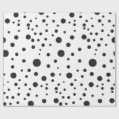 Minimale stippen cadeaupapier (Vlak)