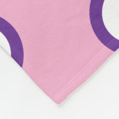 Minimale Stippen Fleece Deken (Hoek)