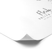 Minimale Straatkaart van Florida Poster (Hoek)