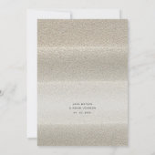 Minimale strand bruiloft kaart (Achterkant)