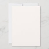 Minimale strand verjaardag kust zandkasteel  kaart (Achterkant)