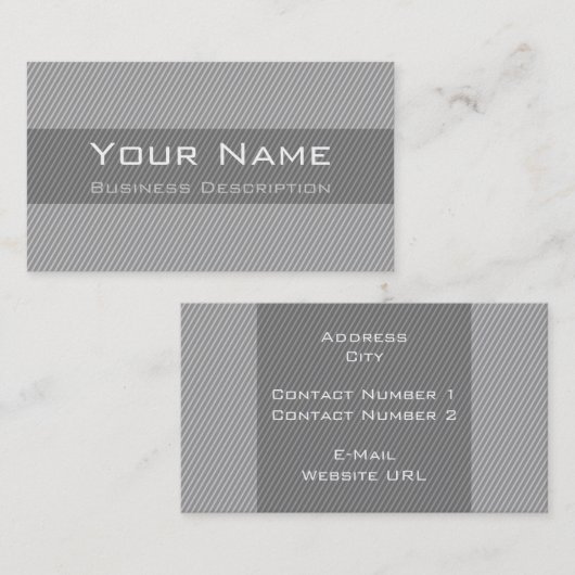 Minimale strepen Visitekaartje (Voorkant / Achterkant)