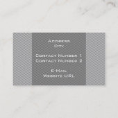 Minimale strepen Visitekaartje (Achterkant)