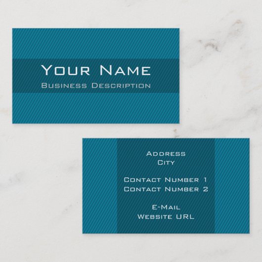 Minimale strepen Visitekaartje (Voorkant / Achterkant)