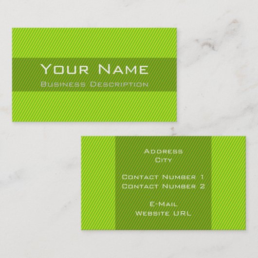 Minimale strepen Visitekaartje (Voorkant / Achterkant)