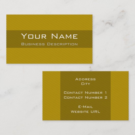 Minimale strepen Visitekaartje (Voorkant / Achterkant)