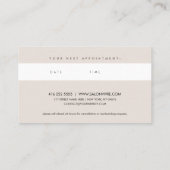 Minimale strepen voor Salon Appointes Visitekaartje (Achterkant)