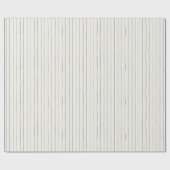 Minimale Stripe Green-kerstverpakking Cadeaupapier (Vlak)