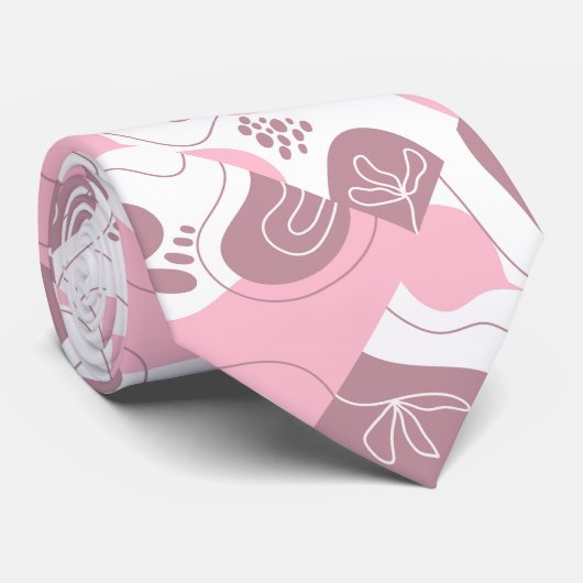 Minimale Stropdas patroonpatroon (Opgerold)