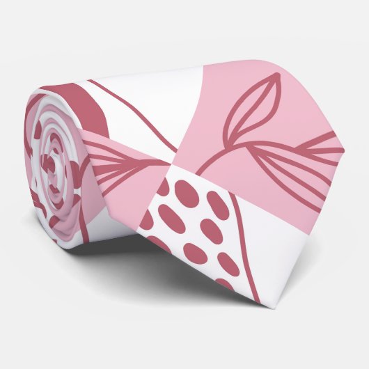 Minimale Stropdas patroonpatroon (Opgerold)