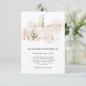 Minimale sympathie flat bedankt kaart (Staand voorkant)