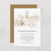 Minimale sympathie flat bedankt kaart (Voorkant / Achterkant)