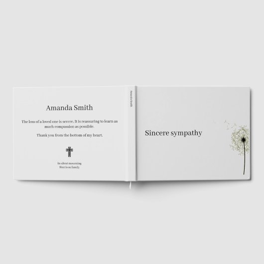 Minimale sympathieherdenking gastenboek (Volledig)