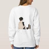 Minimale T-shirt voor kattenmoeder (Achterkant)