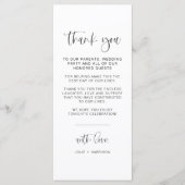 Minimale tabel voor JOLIE Fun Script - Hartelijk d Menu (Voorkant)