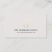 Minimale tandarts afspraak visitekaartje (Voorkant)