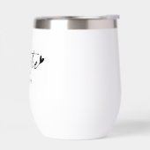 Minimale tante Est jaar handgeschreven script hart (Links)