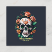 Minimale Tattoo artiest Vierkante Visitekaartje (Voorkant)