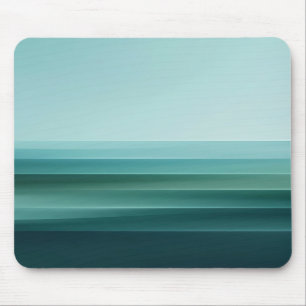 Minimale Teal Horizon Gradiënt Muismat