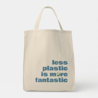 Minimale tekst herbruikbaar winkelen tote bag