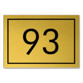 Minimale tekst voor Black Gold Foil in het restaur Kaart (Voorkant)