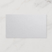 Minimale tekst voor moderne ontwerper: wit en goud visitekaartje (Achterkant)