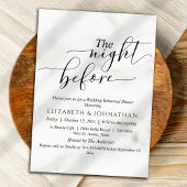 Minimale tekstscript de nacht voor kaart