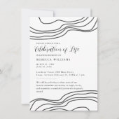 Minimale tekstviering van de uitnodiging voor het  (Voorkant)