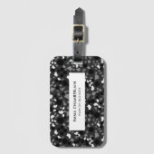 Minimale Terrazzo Print Modern Custom Bagagelabel (Voorkant (verticaal))