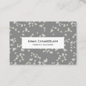 Minimale Terrazzo Print Modern Custom Business Visitekaartje (Voorkant)