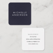 Minimale textuur vierkante visitekaartje (Voorkant / Achterkant)