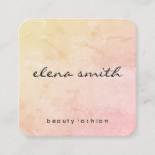 Minimale textuur vierkante visitekaartje (Voorkant)