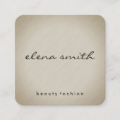 Minimale textuur vierkante visitekaartje (Voorkant)