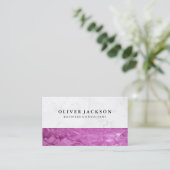 Minimale textuur visitekaartje (Staand voorkant)