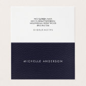 Minimale textuur visitekaartje (Buitenkant ongevouwen)