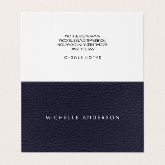 Minimale textuur visitekaartje (Buitenkant ongevouwen)