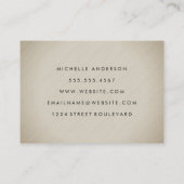 Minimale textuur visitekaartje (Achterkant)