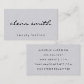 Minimale textuur visitekaartje (Voorkant / Achterkant)