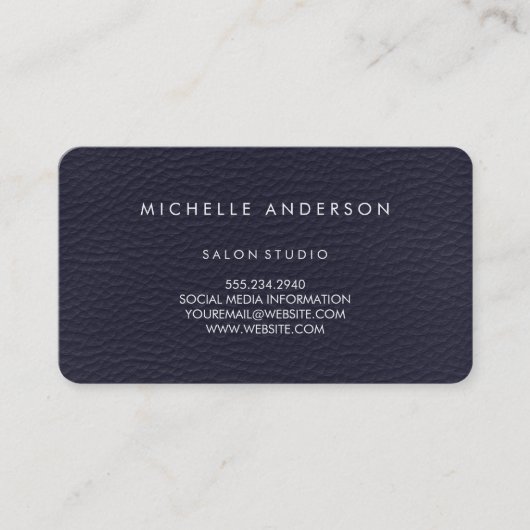 Minimale textuur visitekaartje (Voorkant)