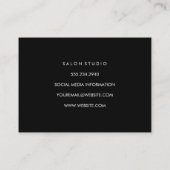 Minimale textuur visitekaartje (Achterkant)