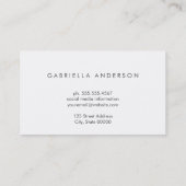 Minimale textuur visitekaartje (Achterkant)