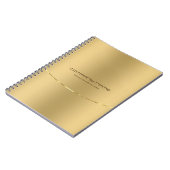 Minimale textuurachtergrond voor metalen kunstefau notitieboek (Linkerzijde)