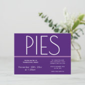 Minimale Thanksgiving van koekjes Kaart (Staand voorkant)