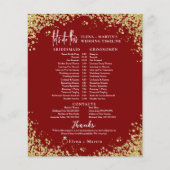 Minimale tijdlijn van de dag van de bruiloft van h (Voorkant)