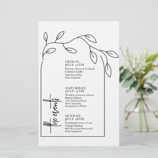 Minimale tijdlijn voor gevechtsevenementen tijdens (Staand voorkant)