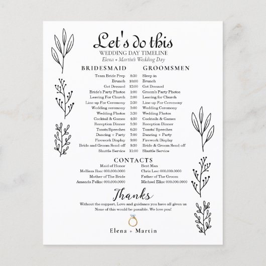 Minimale tijdlijn voor weddenschap (Achterkant)