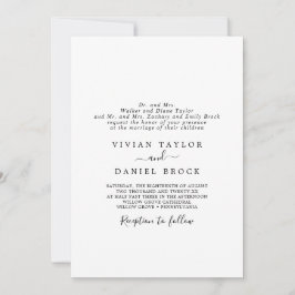 Minimale traditionele beide ouders die weddenschap kaart