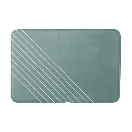Minimale Trendy Elegant Geometric Sage Green Badmat